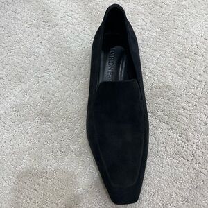 Marion Parke Black Suede Women's Loafers